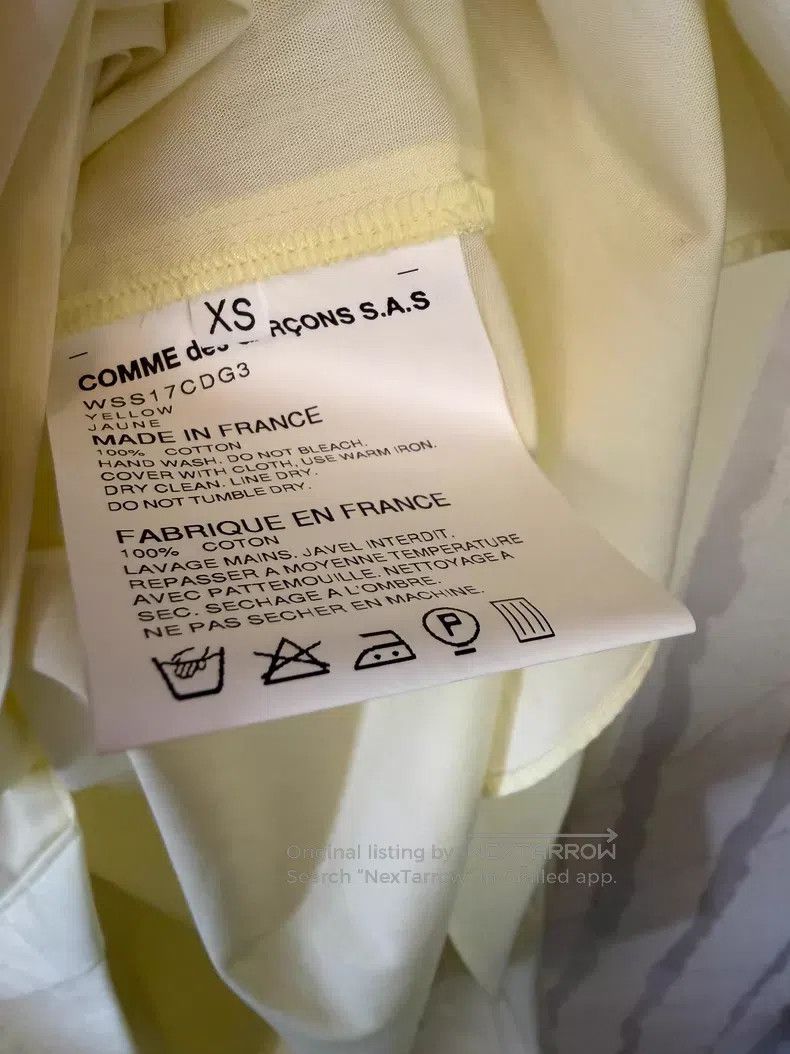 Vetements VETEMENTS Yellow Long Sleeve Shirt Size US XS / EU 42 / 0 - 4 Thumbnail