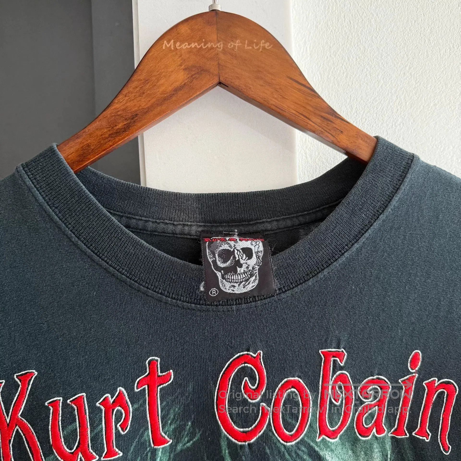 Vintage Vintage 00s Kurt Cobain Bootleg Nirvana Tee. Size US M / EU 48-50 / 2 - 3 Thumbnail