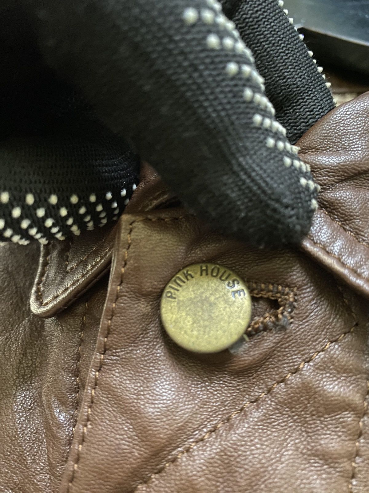 Pink House Pink House Vintage Brown Leather Vest - Japanese Retro Biker Size US S / EU 44-46 / 1 - 4 Thumbnail