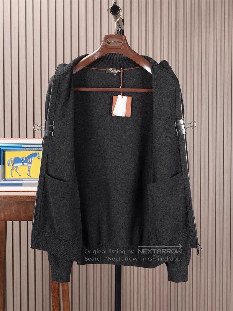 Loro Piana Loro Piana Full Zip Cashmere Knit Jacket Size US L / EU 52-54 / 3 - 3 Thumbnail
