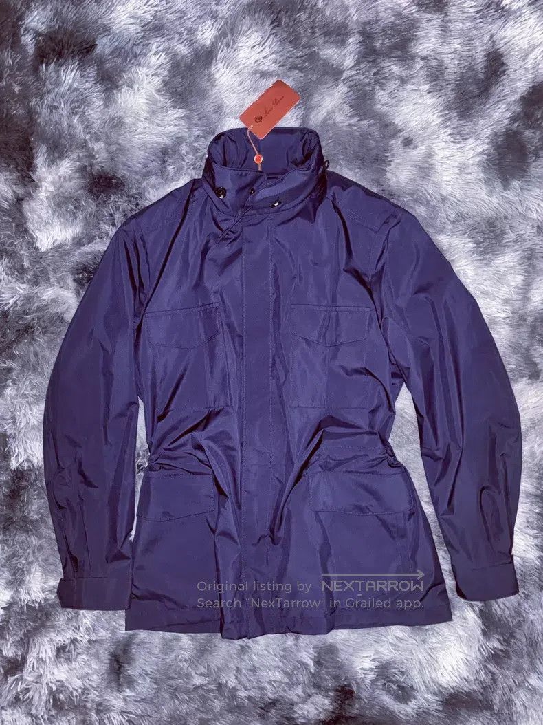 Loro Piana Loro Piana Navy Blue Traveler Jacket Size US L / EU 52-54 / 3 - 1 Thumbnail