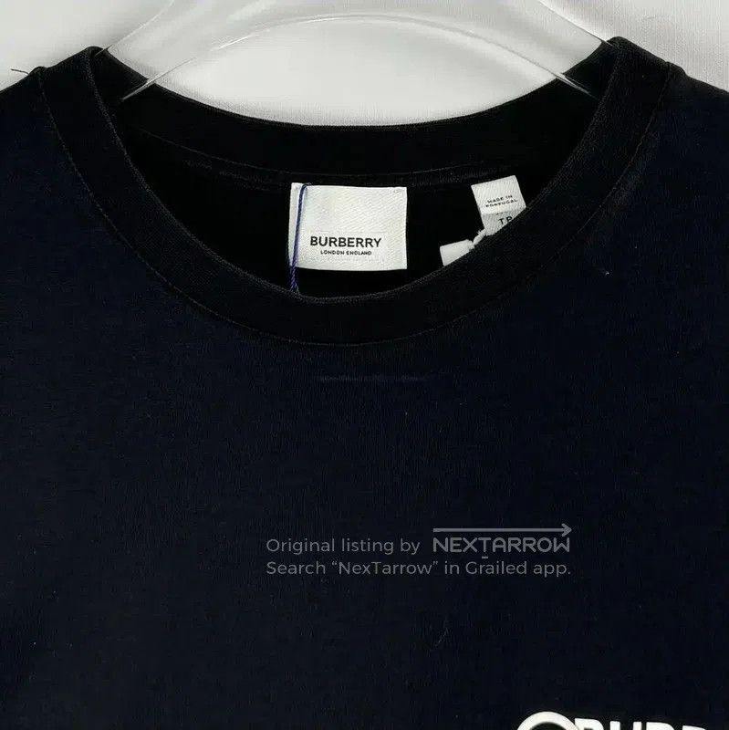 Burberry Burberry Black Cotton T-Shirt for Women. Size XS / US 0-2 / IT 36-38 - 3 Thumbnail