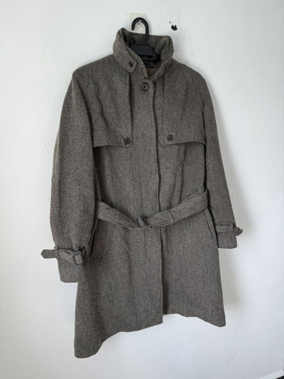 Margaret Howell MARGARET HOWELL WOOL LONG COAT GRAY Size M / US 6-8 / IT 42-44 - 2 Thumbnail