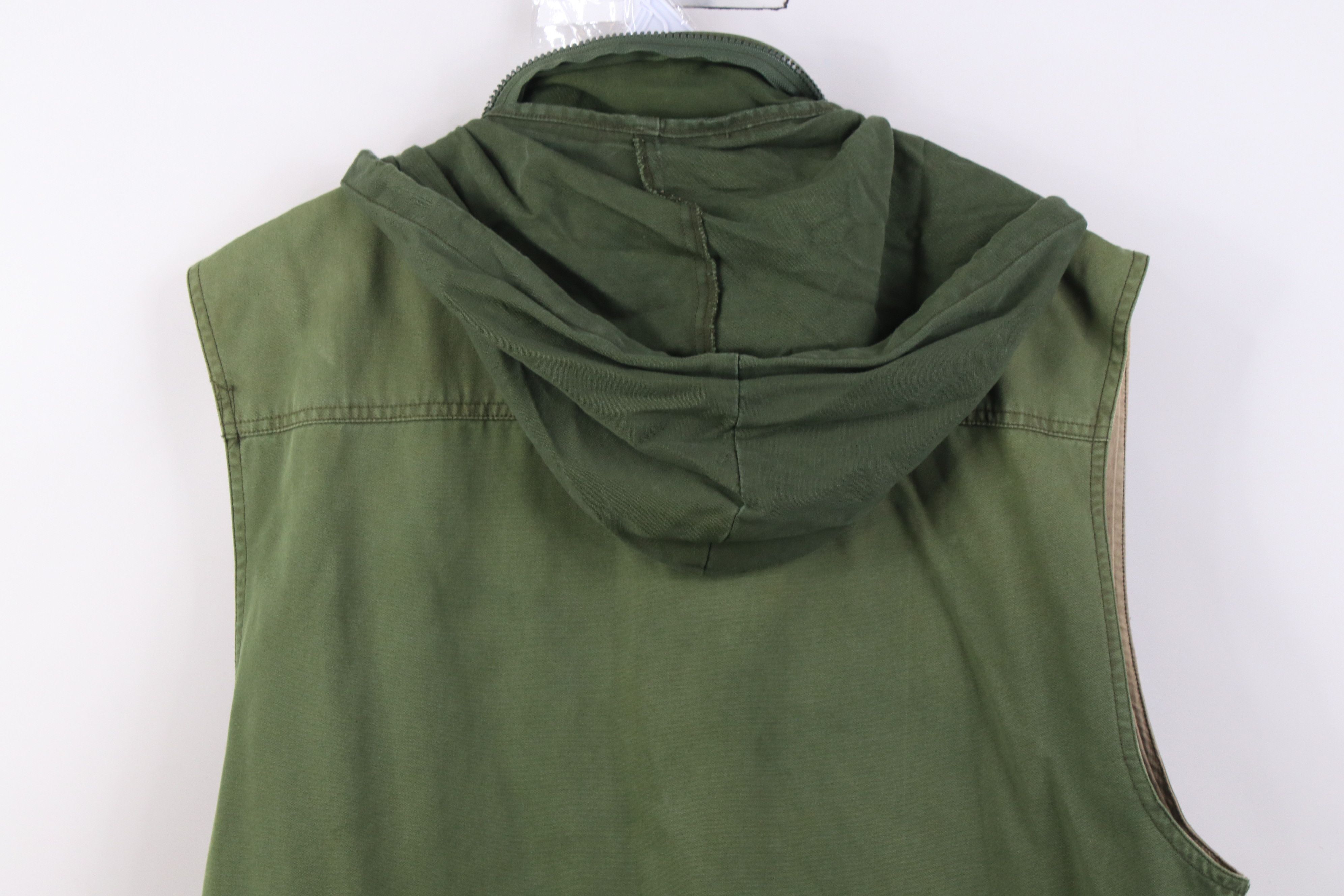 Vintage Vintage 90s Streetwear Hooded Fly Fishing Vest Jacket Size US L / EU 52-54 / 3 - 15 Thumbnail