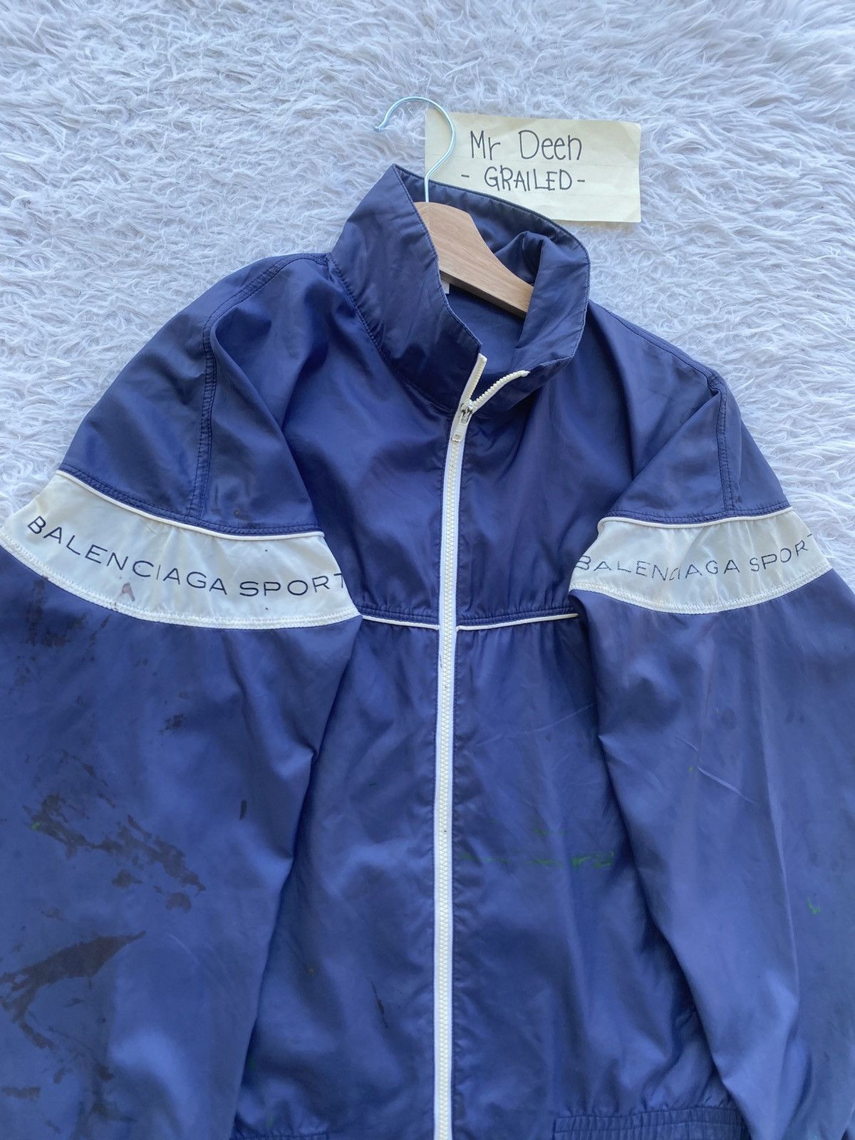Balenciaga Rare Vintage Balenciaga Sports Windbreaker Size US M / EU 48-50 / 2 - 6 Thumbnail