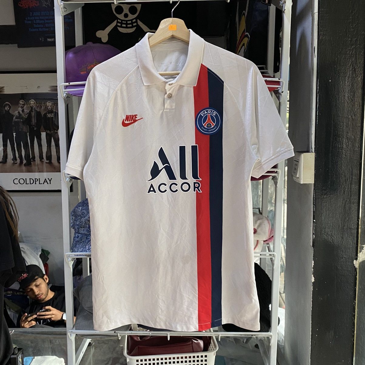 Balenciaga × Nike PSG X Balenciaga Jersey White | Grailed