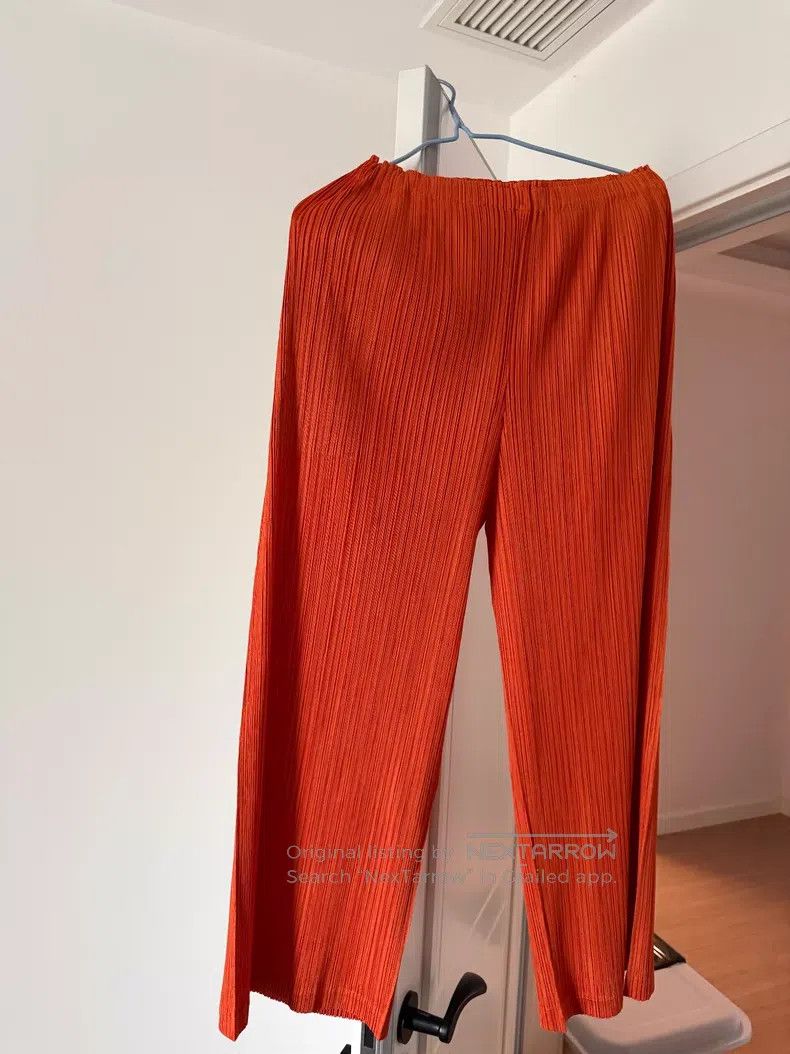 Issey Miyake Issey Miyake Red Pants Size 25" / US 0 / IT 36 - 1 Thumbnail
