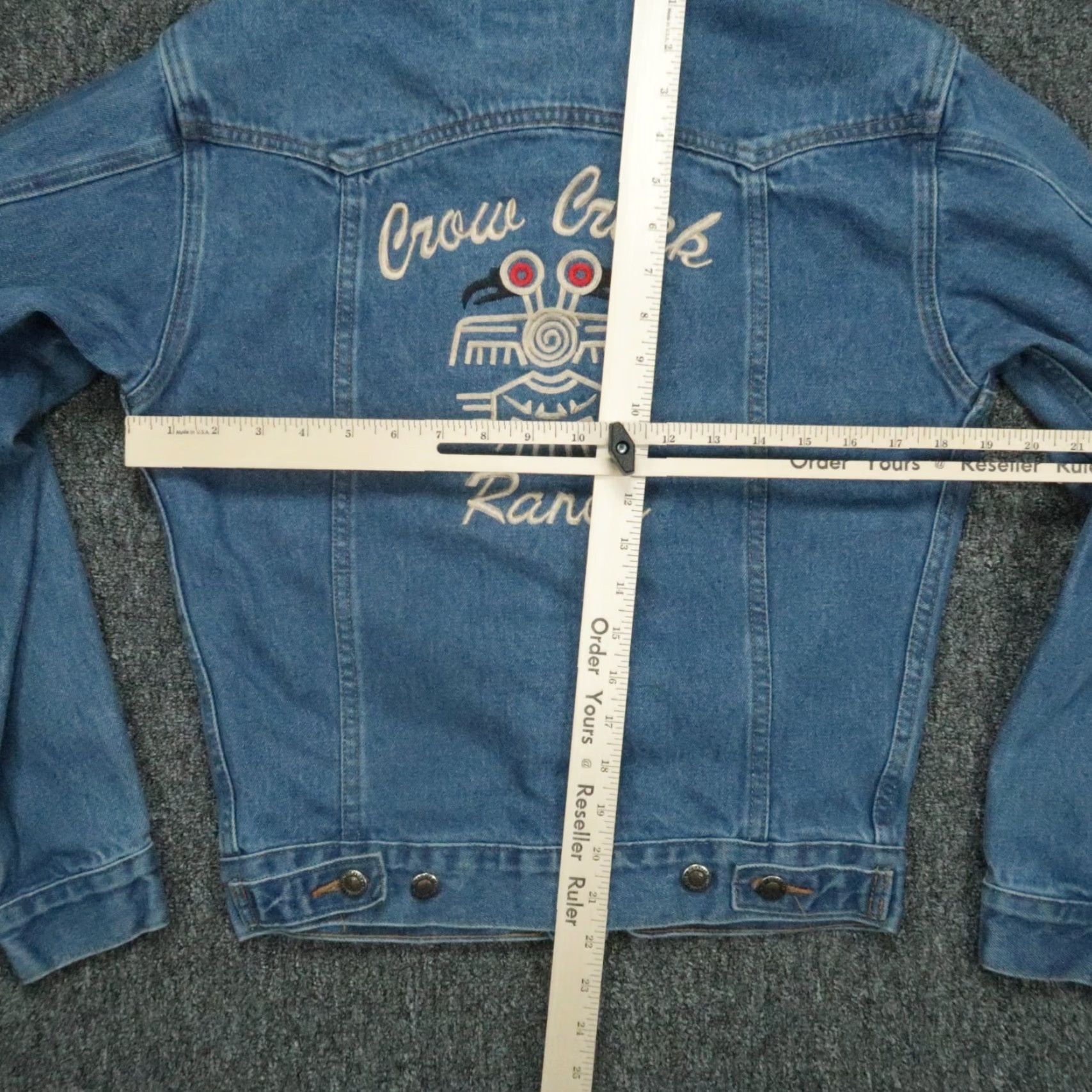 Vintage Schaefer Outfitter Jacket Mens Extra Small Blue Denim Winter Spring Fall Casual Workwear Button Pockets Western SF581 - XS Size US XS / EU 42 / 0 - 5 Thumbnail