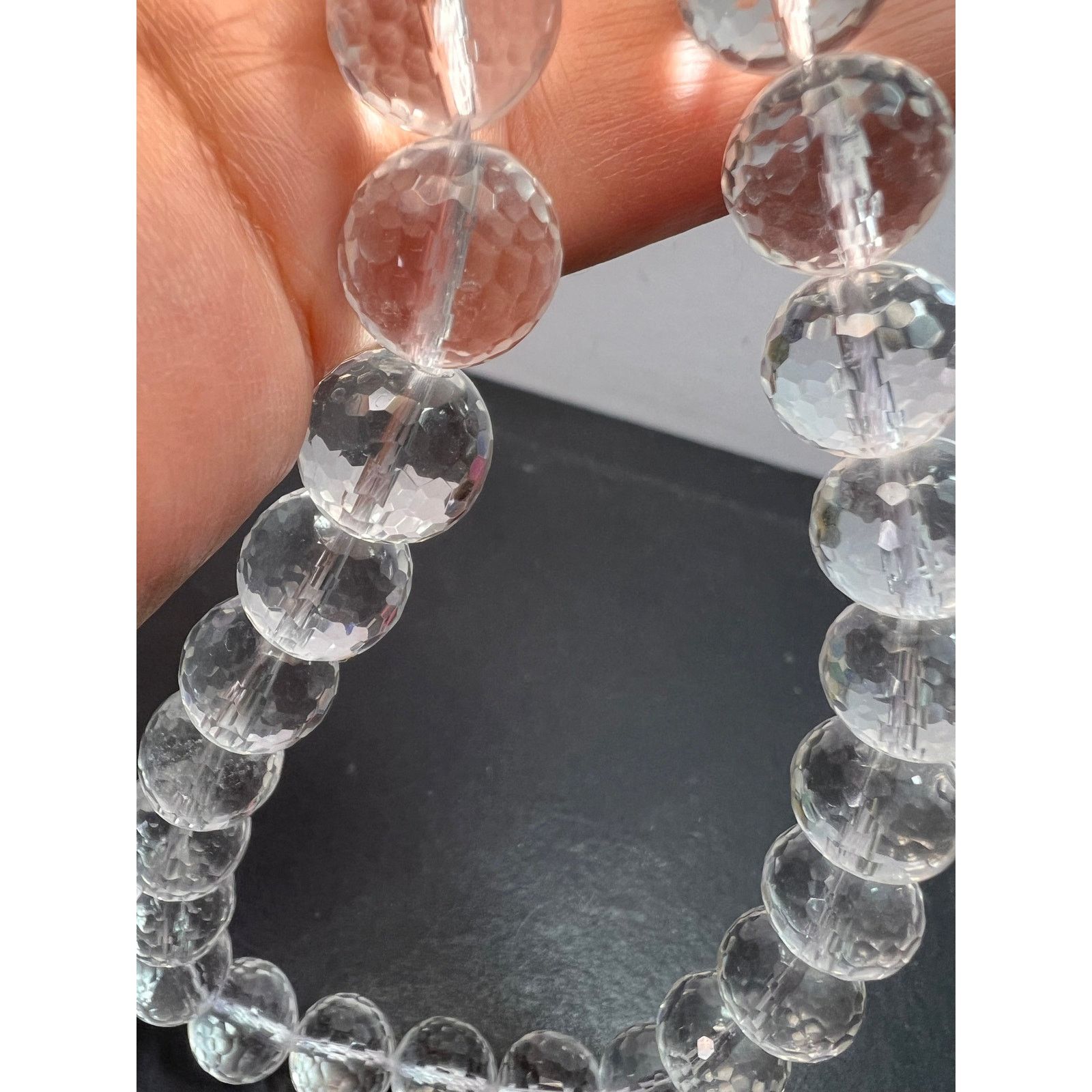 Other Clear quartz necklace with sterling silver clasp Size ONE SIZE - 6 Thumbnail