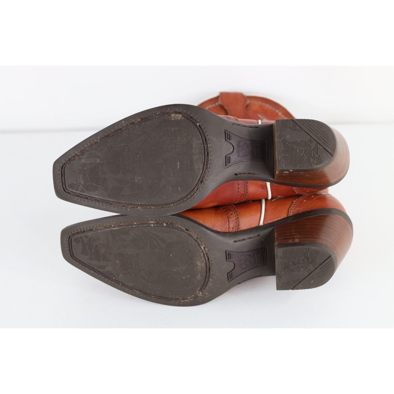 Ariat Ariat Flower Floral Leather Pull On Cowgirl Cowboy Boots Size US 7 / IT 37 - 11 Thumbnail