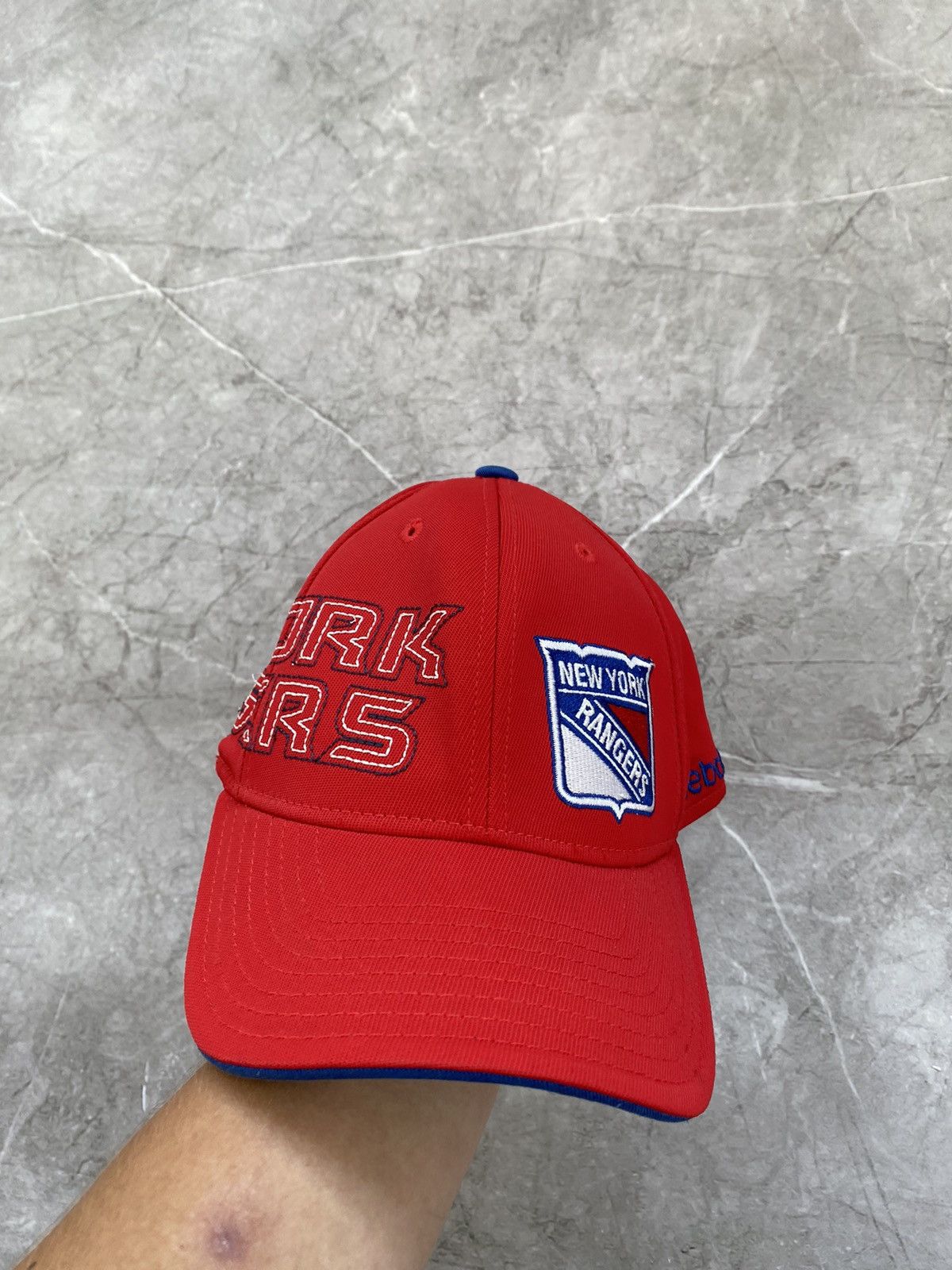 Reebok Vintage Reebok NHL New York NY Rangers Nylon Cap Hockey Y2K Size ONE SIZE - 2 Thumbnail