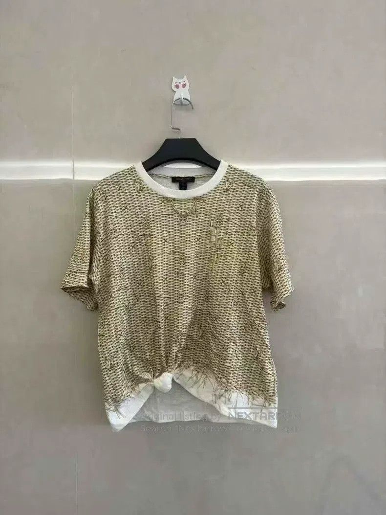 Louis Vuitton Louis Vuitton By the Pool Lafite Pattern Tie Round Neck Sh Size US S / EU 44-46 / 1 - 1 Thumbnail