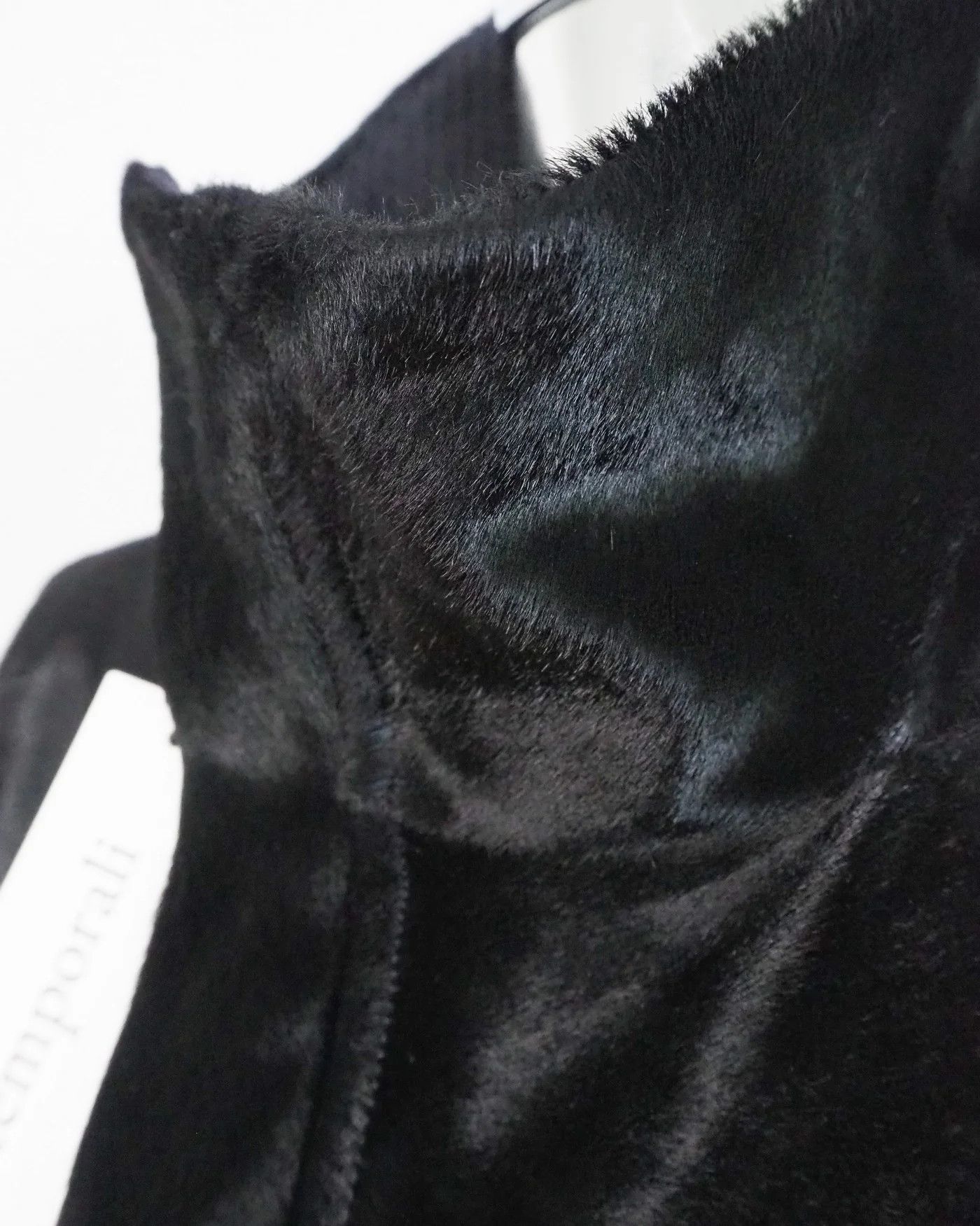 Emporio Armani Emporio Armani Calfskin Hair Leather and Knit Jacket $1795 Size US L / EU 52-54 / 3 - 10 Thumbnail