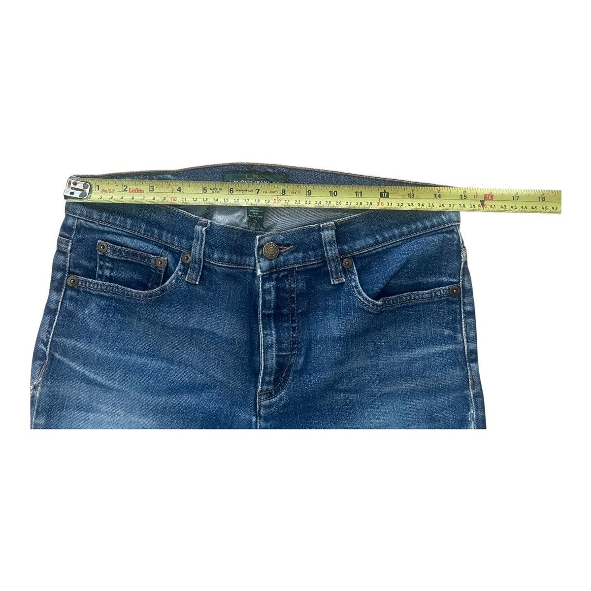 Ralph Lauren LRL Lauren Jeans Co. Modern Skinny Womens Jeans Size 8 Blue Size 30" / US 8 / IT 44 - 7 Thumbnail