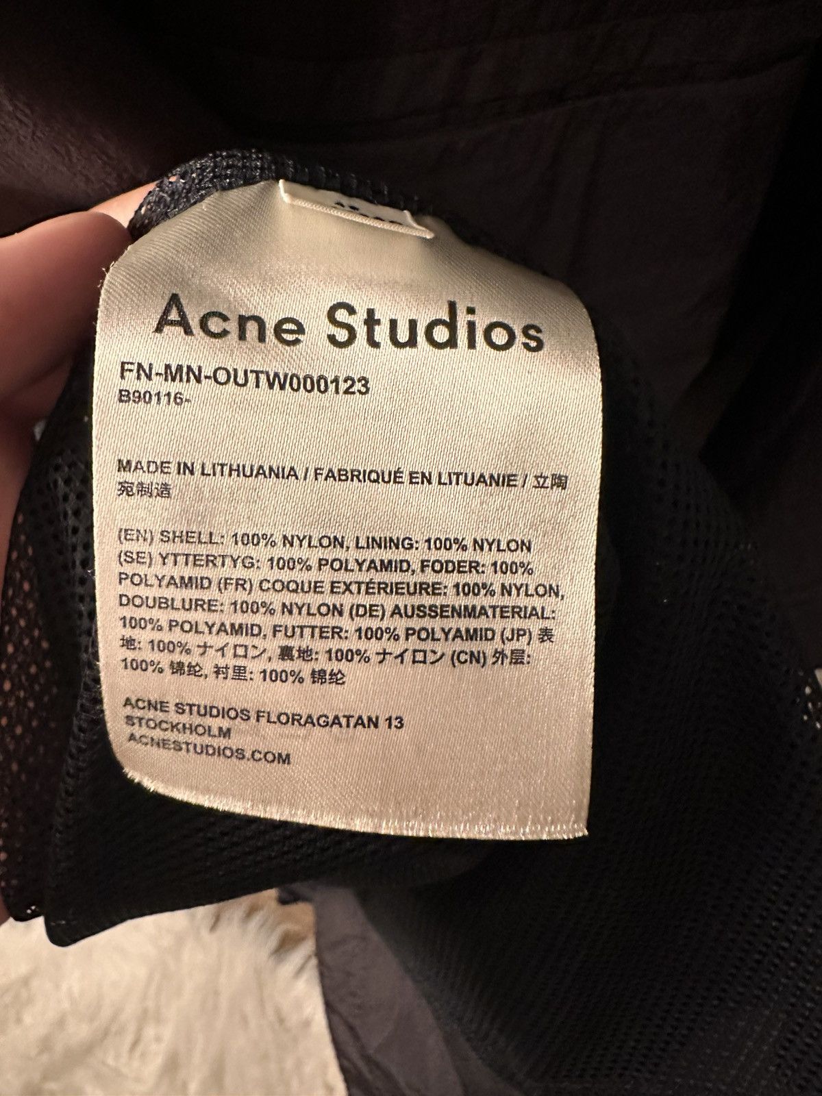 Acne Studios × Designer Acne Studios Raincoat/thin blazer Size US M / EU 48-50 / 2 - 5 Thumbnail