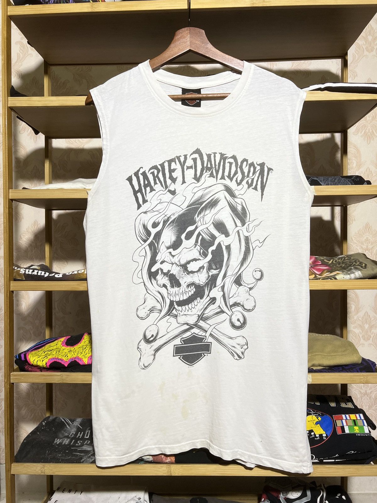 Harley Davidson Harley Davidson Skull Smoke Graphics Tank Tops Size US L / EU 52-54 / 3 - 1 Thumbnail