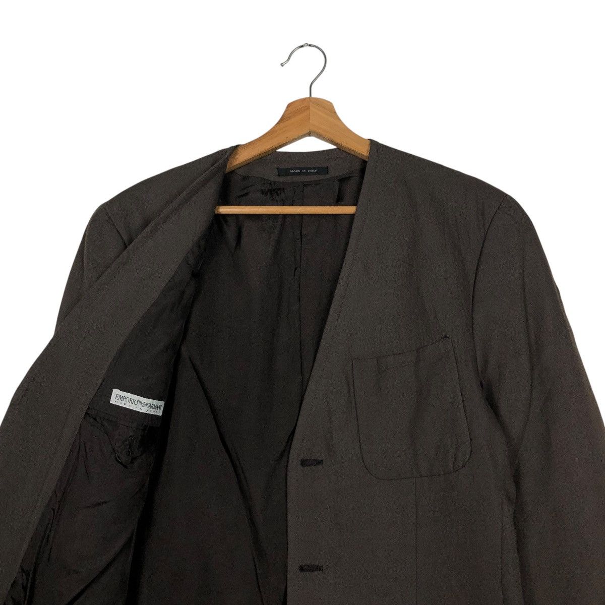 Emporio Armani 🔥VINTAGE CHORE JACKET EMPORIA ARMANI MADE IN ITALY Y COLLAR Size US M / EU 48-50 / 2 - 14 Thumbnail