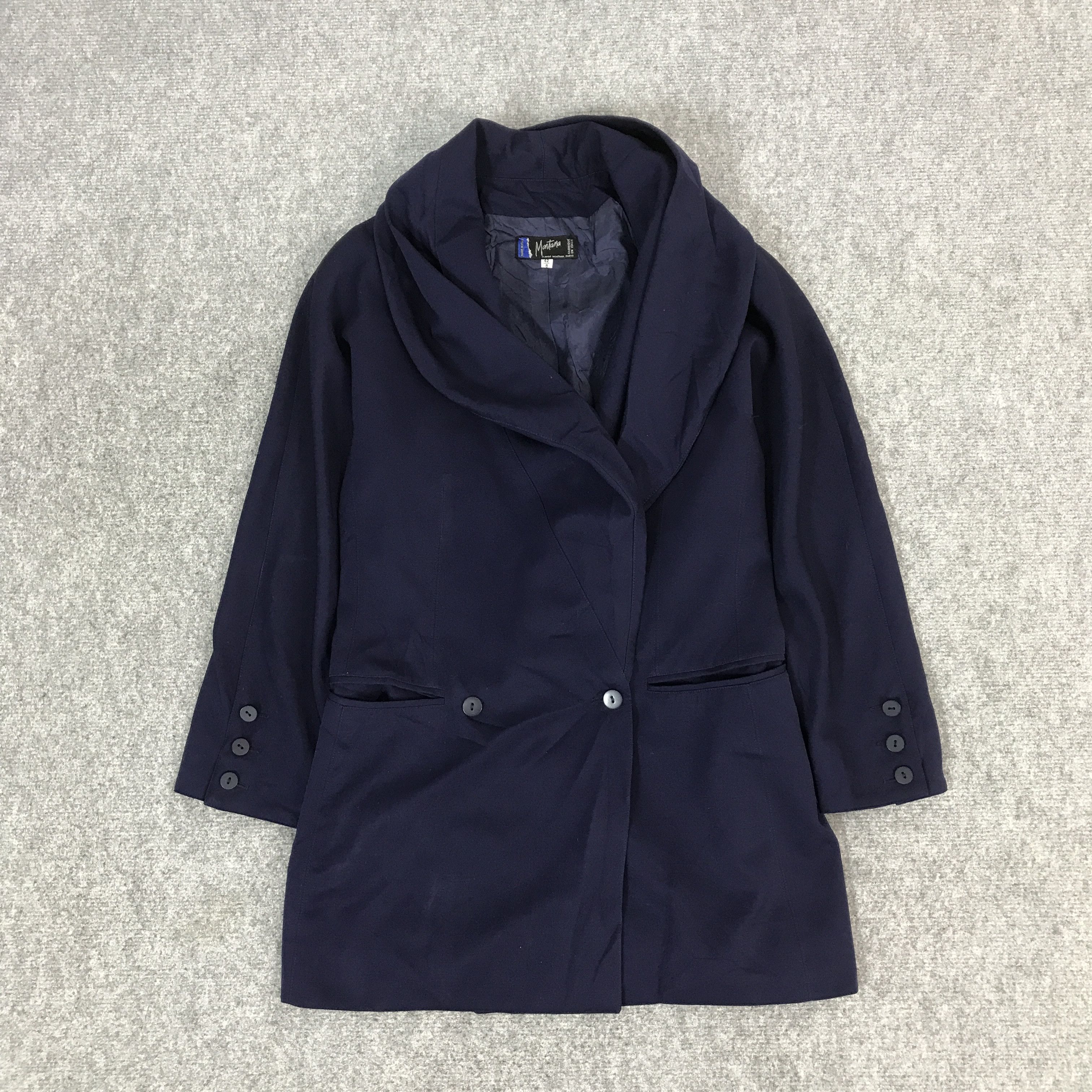 Claude Montana CLAUDE MONTANA PARIS LONG COAT JACKET Size US L / EU 52-54 / 3 - 1 Thumbnail