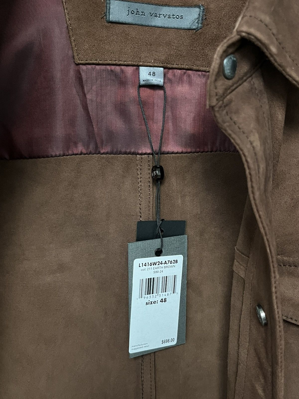 John Varvatos Izzy Shirt JacketSize EU 38 USA 48 Size US M / EU 48-50 / 2 - 7 Thumbnail