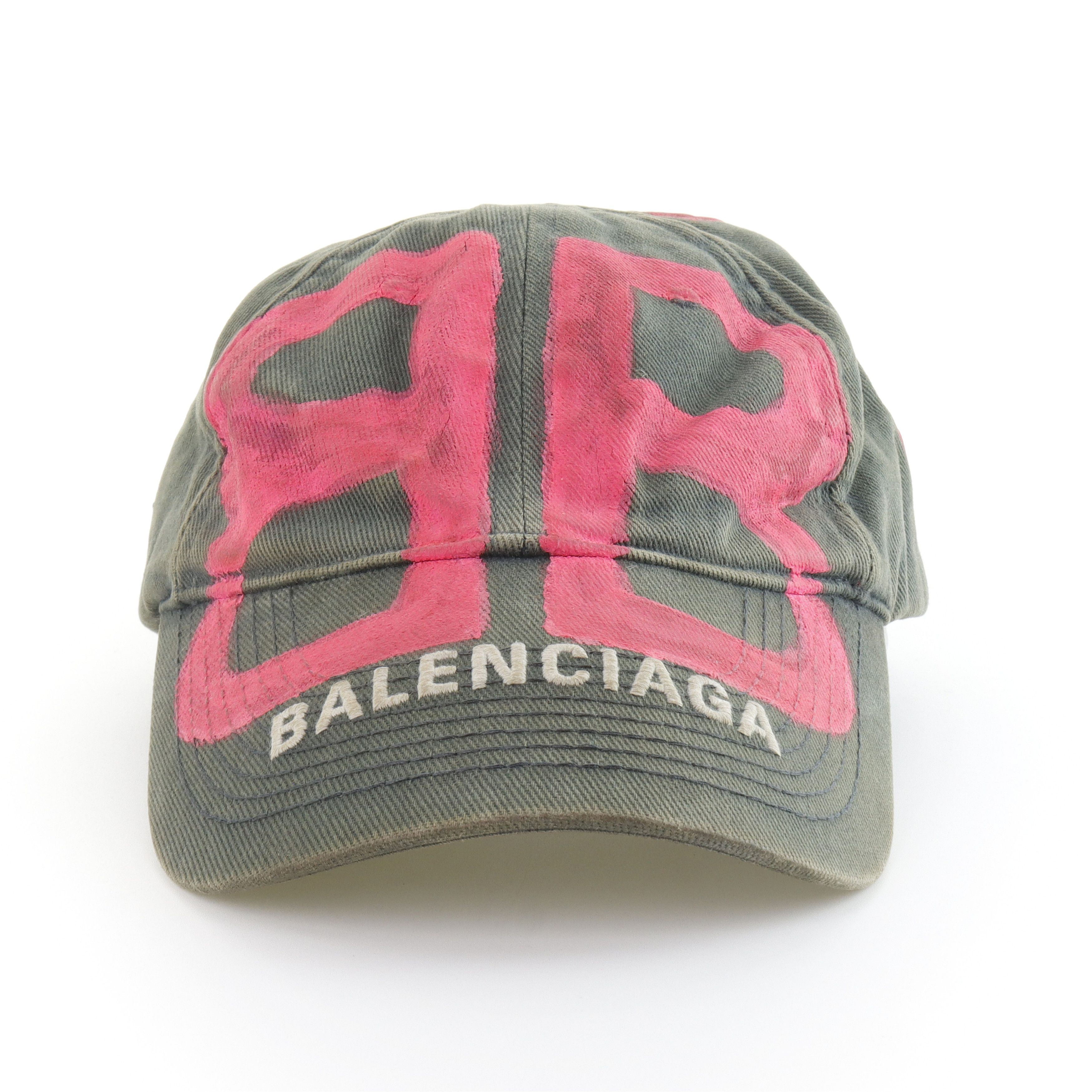 Balenciaga BB Sprayed Cap | Grailed