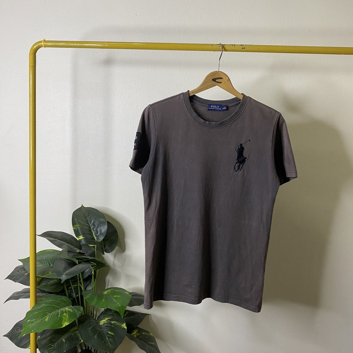 Polo Ralph Lauren Vintage Polo Ralph Lauren Embroidered Big Pony Sunfaded Tee Size US L / EU 52-54 / 3 - 1 Thumbnail