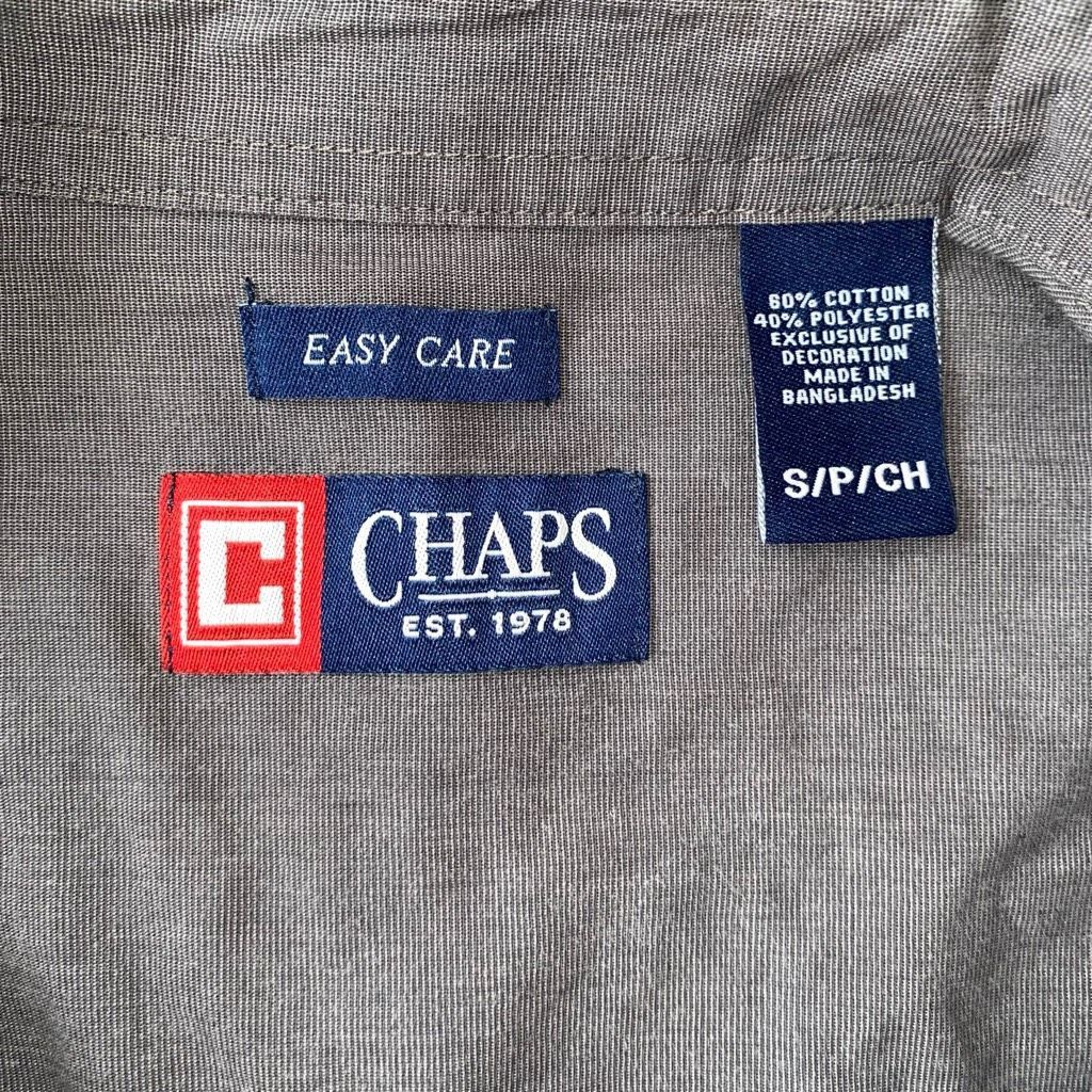 Chaps Chaps men S easy care cotton blend button down dress shirt g Size US S / EU 44-46 / 1 - 9 Thumbnail