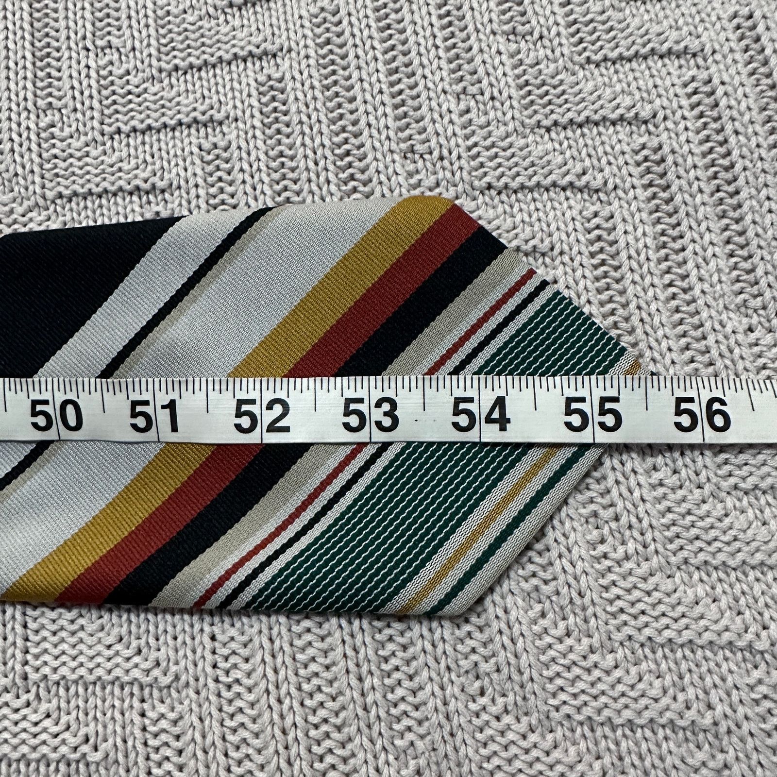 Vintage Vintage Interwoven retro 70s striped men's tie Size ONE SIZE - 4 Thumbnail