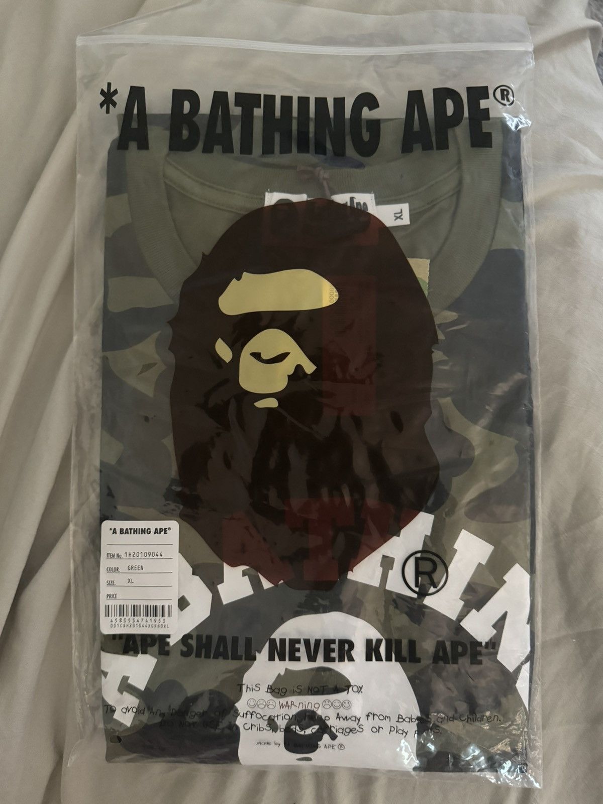 Bape Bape X Champion Tee Size XL Size US XL / EU 56 / 4 - 1 Thumbnail
