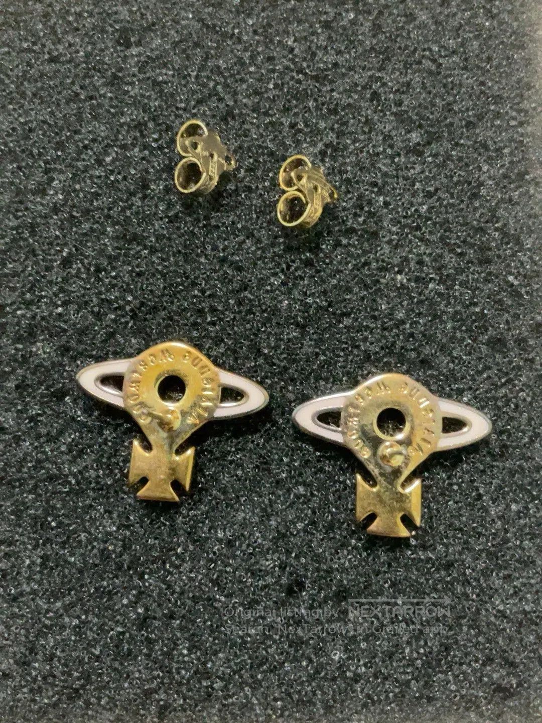 Vintage rare west coast letter earrings. Size ONE SIZE - 2 Thumbnail