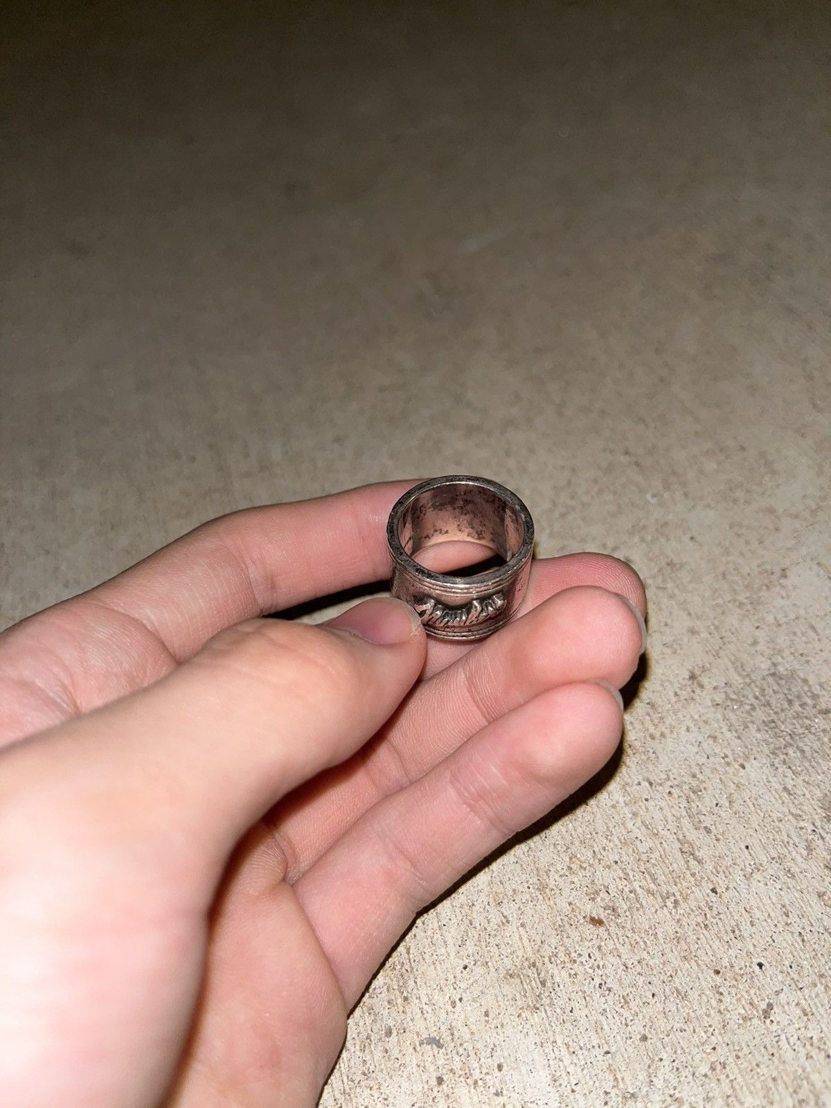 Number (N)ine Number (N)ine .925 Silver AW05 Fender Ring The High Streets Size ONE SIZE - 4 Thumbnail