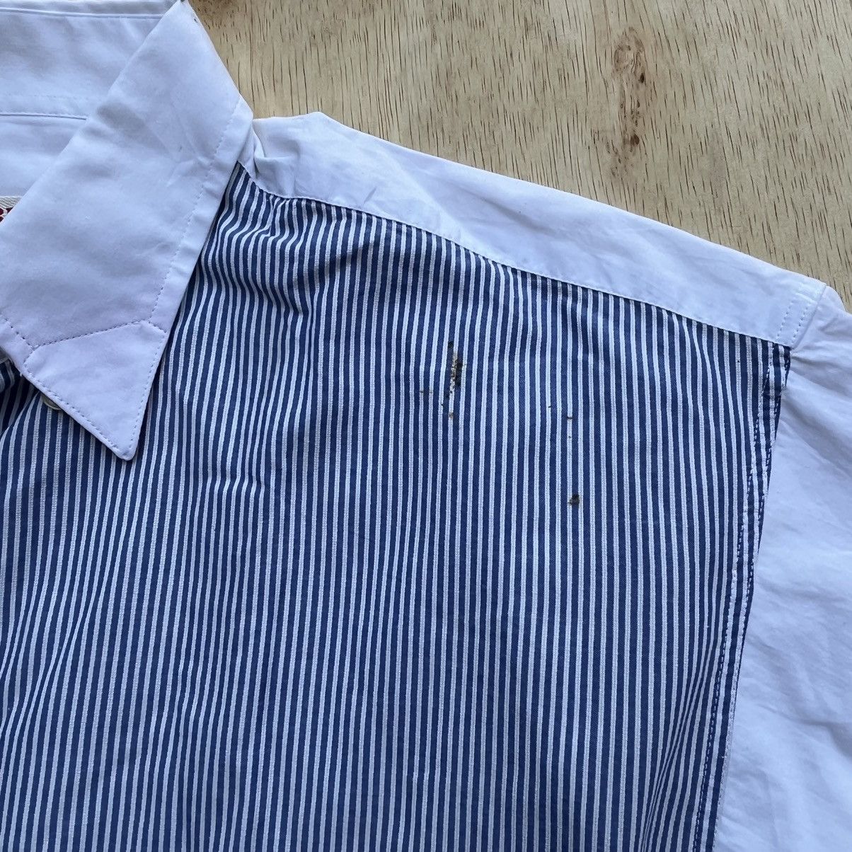 Iceberg ICE BERG MIX STRIPE RELAXED FORMAL SHORT LIKE YOHJI YAMAMOTO Size US L / EU 52-54 / 3 - 5 Thumbnail