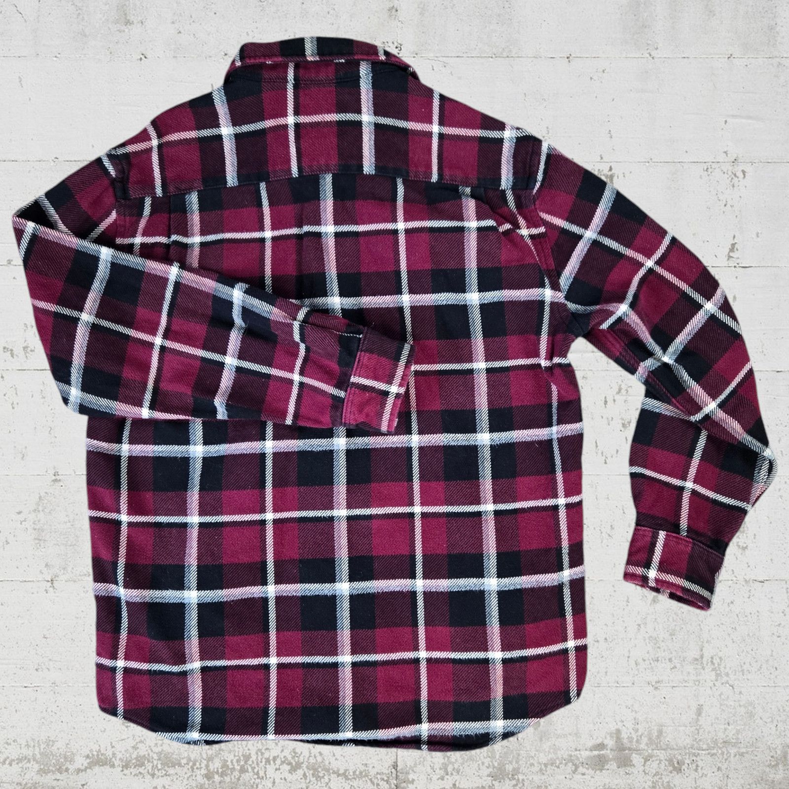 St. Johns Bay Dark Cherry Red Plaid Flannel Size Large Size US L / EU 52-54 / 3 - 8 Thumbnail