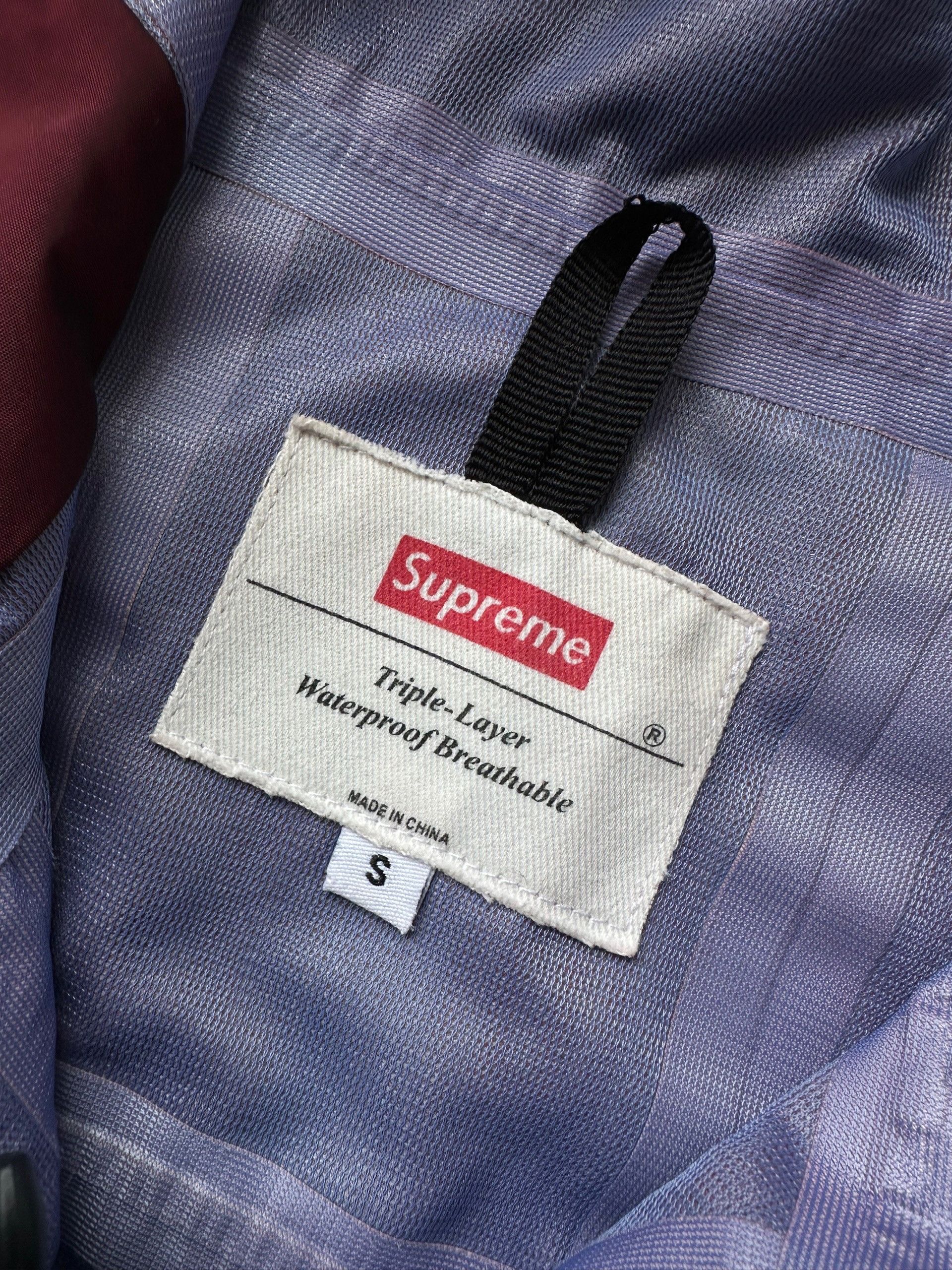 Supreme Supreme Red Shimmer Waterproof Breathable shall jacket Size US S / EU 44-46 / 1 - 4 Thumbnail