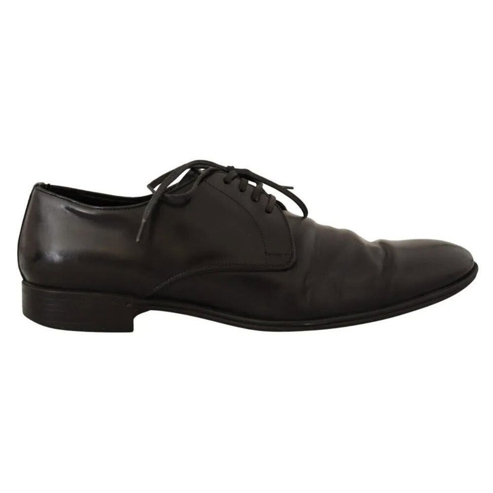 Dolce & Gabbana Dolce & Gabbana Black Leather Derby Dress Formal Shoes Size US 8 / EU 41 - 5 Thumbnail