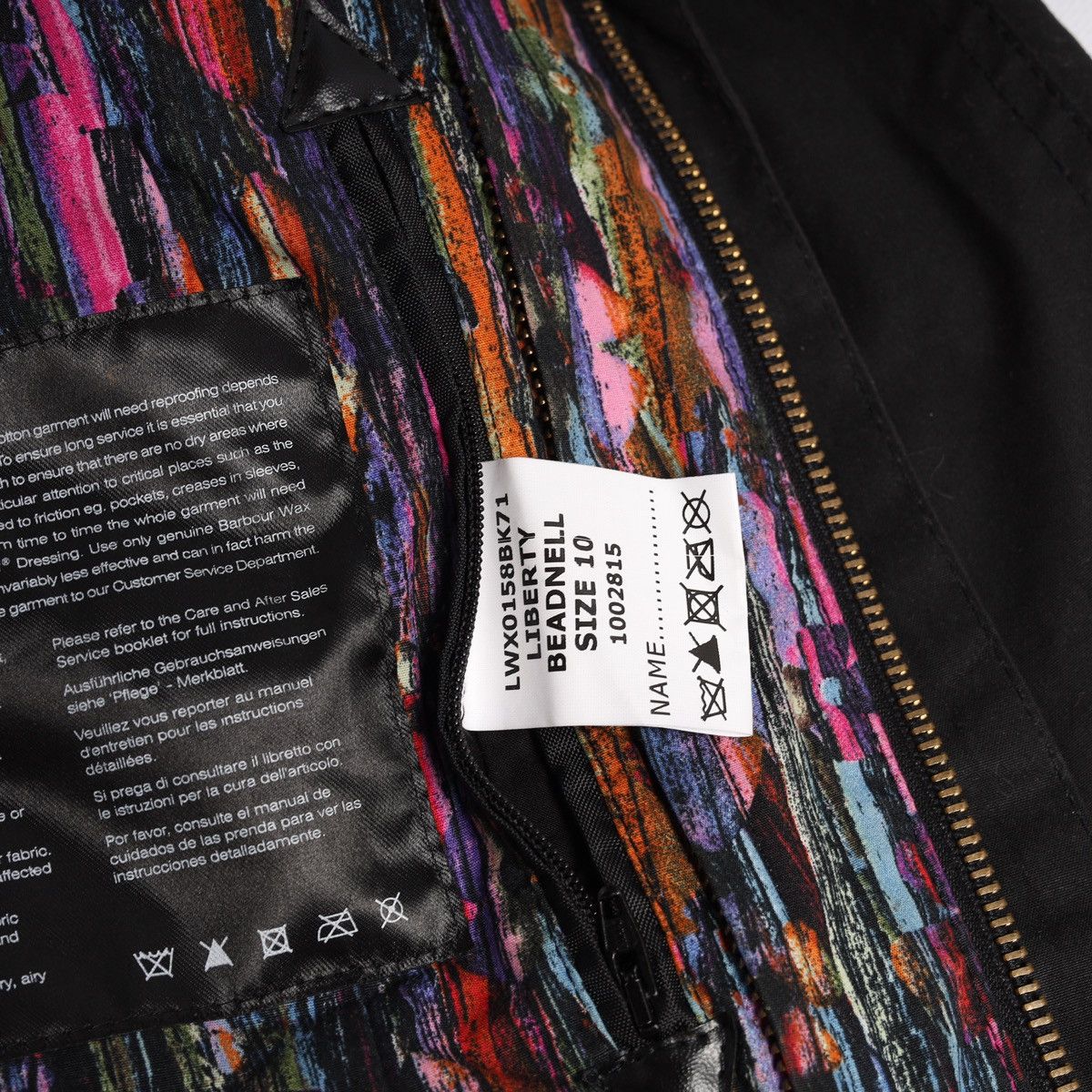 Barbour Barbour Wax Jacket Liberty Beadnell size 10 Womens Black Size M / US 6-8 / IT 42-44 - 8 Thumbnail