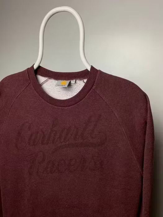 Carhartt Carhartt sweatshirt size M color burgundy men’s big logo Size US M / EU 48-50 / 2 - 2 Thumbnail