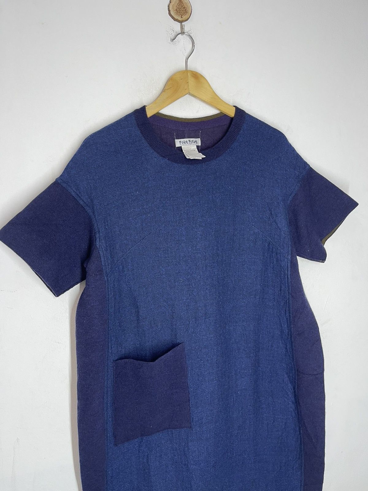 GOSTAR DE FUGA Vintage Indigo Blue FUGA Knitwear Sweater Size M / US 6-8 / IT 42-44 - 2 Thumbnail