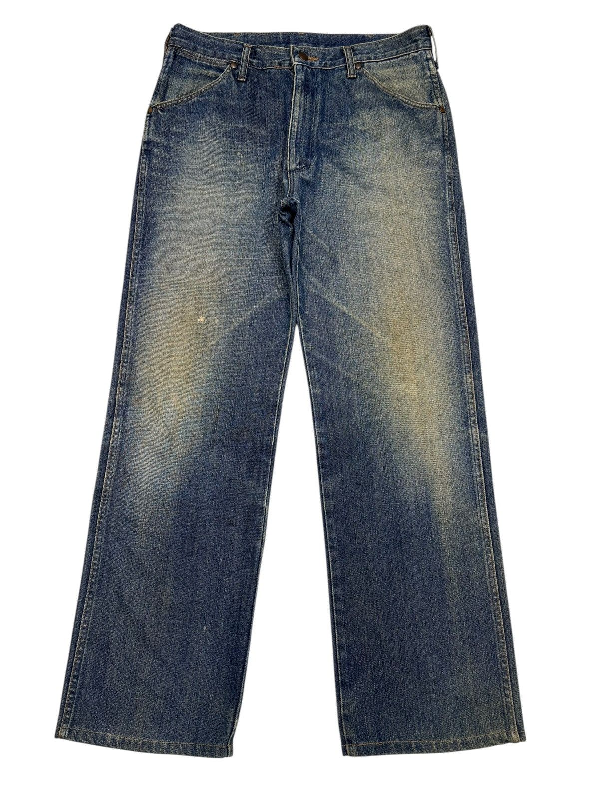 If Six Was Nine VINTAGE WRANGLER BAGGY JEANS MUD WASH LOOSE DENIM Size US 34 / EU 50 - 7 Thumbnail