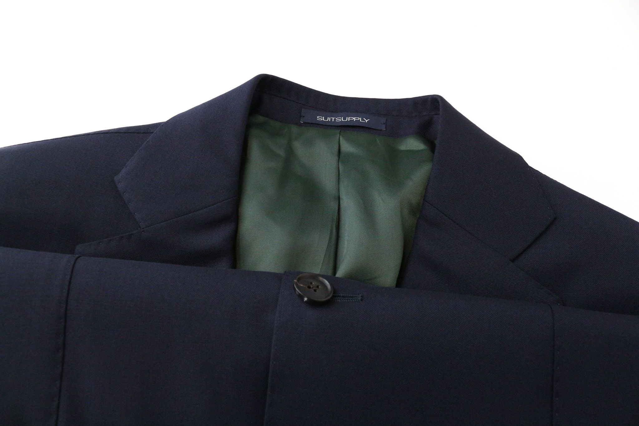 Suitsupply LA SPALLA UK38S Blue Wool Lined Blazer 75817 Size 38S - 3 Thumbnail