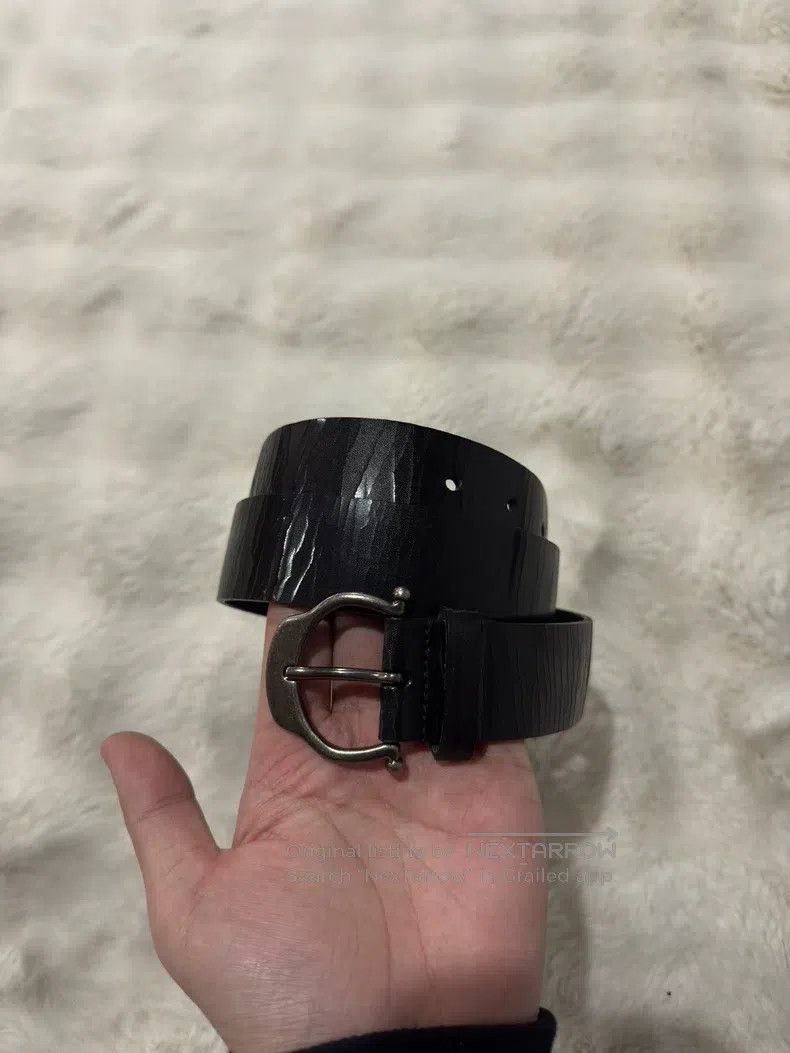 Saint Laurent Paris Saint Laurent Paris size 90 Cracked Leather Belt Size ONE SIZE - 5 Thumbnail