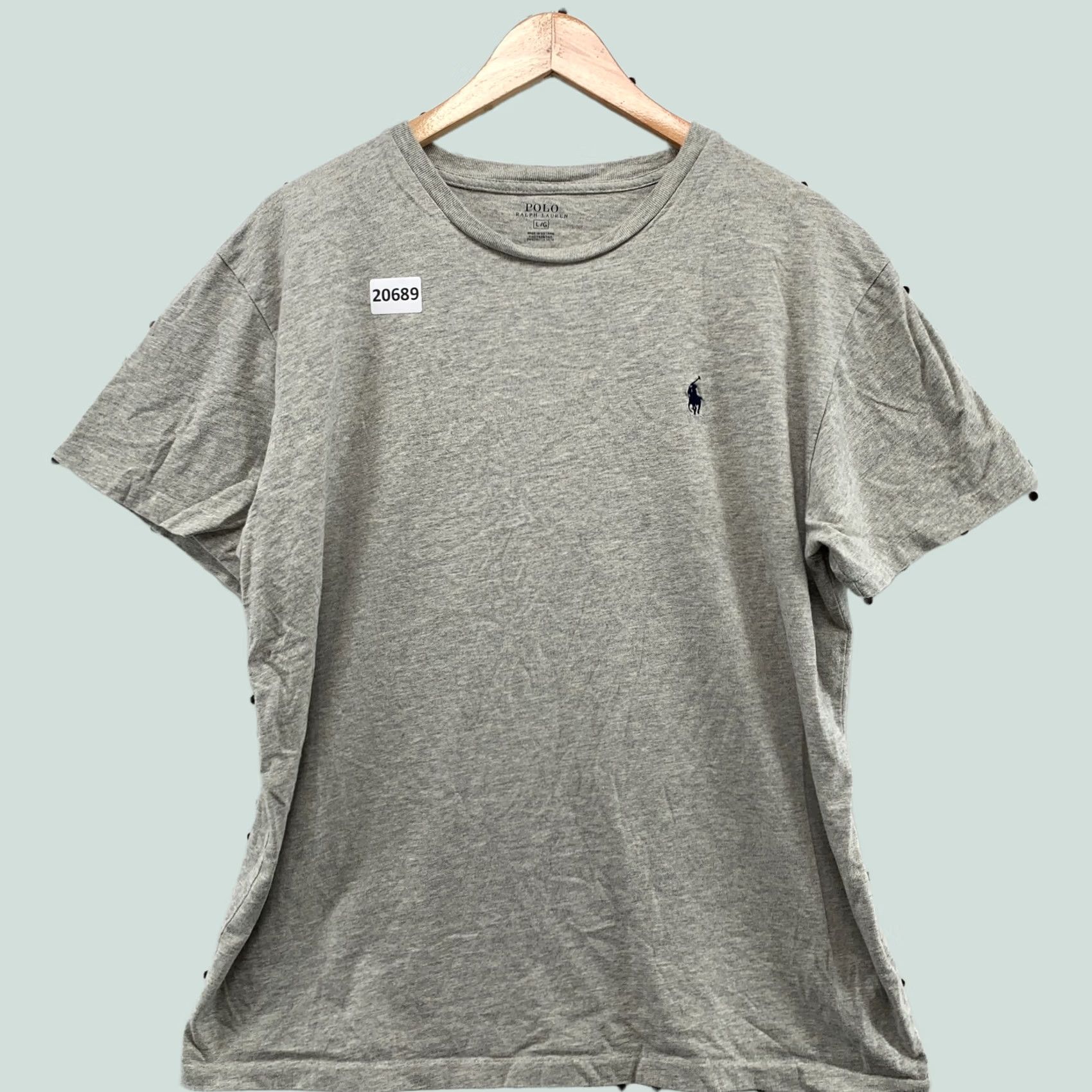 Polo Ralph Lauren Polo Ralph Lauren Shirt Mens Medium Gray Black Pony Fits Adult Mens Medium Gray Polo Ralph Lauren Shirt Size US M / EU 48-50 / 2 - 1 Thumbnail