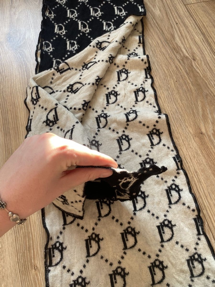 Dior Christian Dior monogram wool scarf made in Italy Size ONE SIZE - 6 Thumbnail