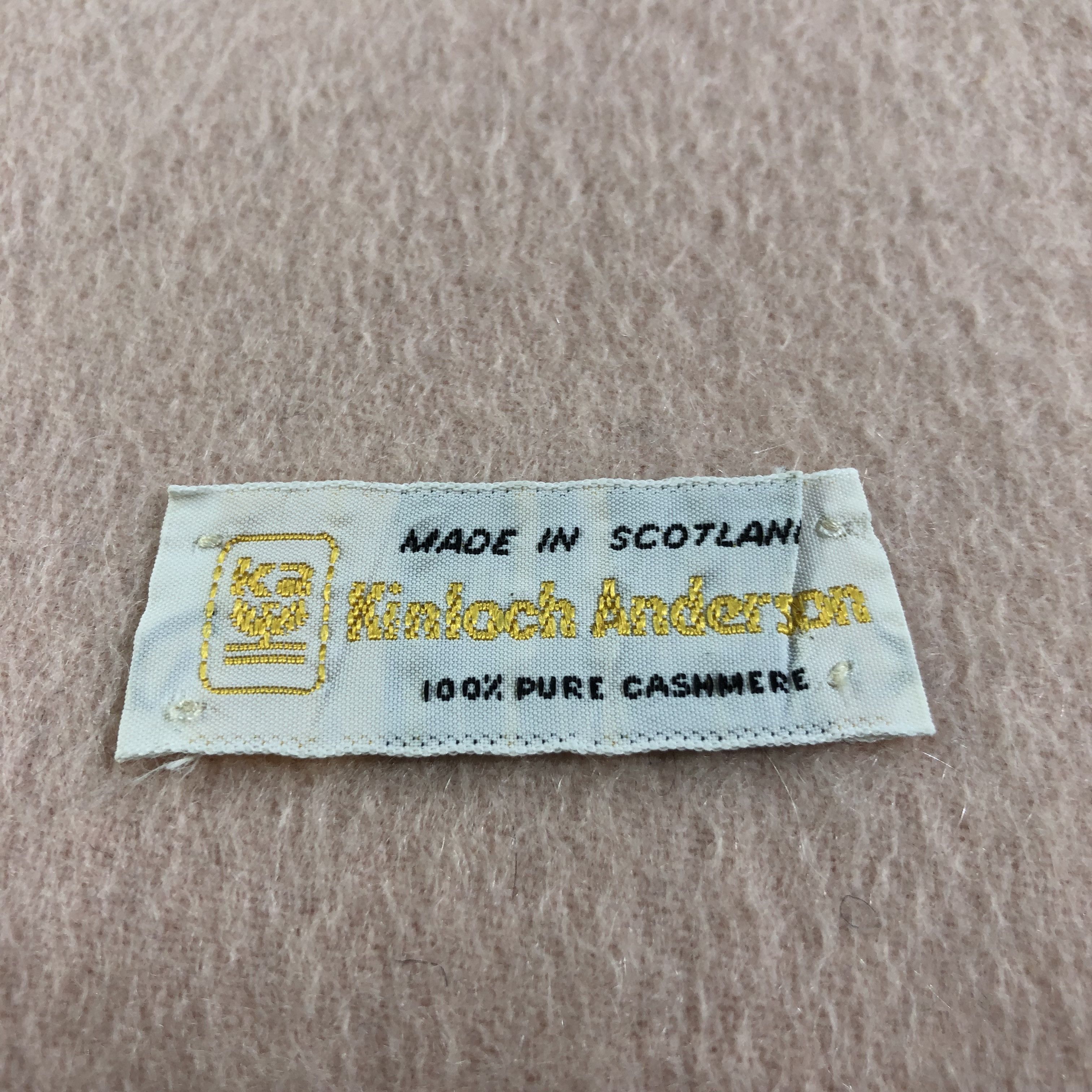 Vintage Kinloch Anderson Cashmere Scarf Muffler V1255 Size ONE SIZE - 4 Thumbnail