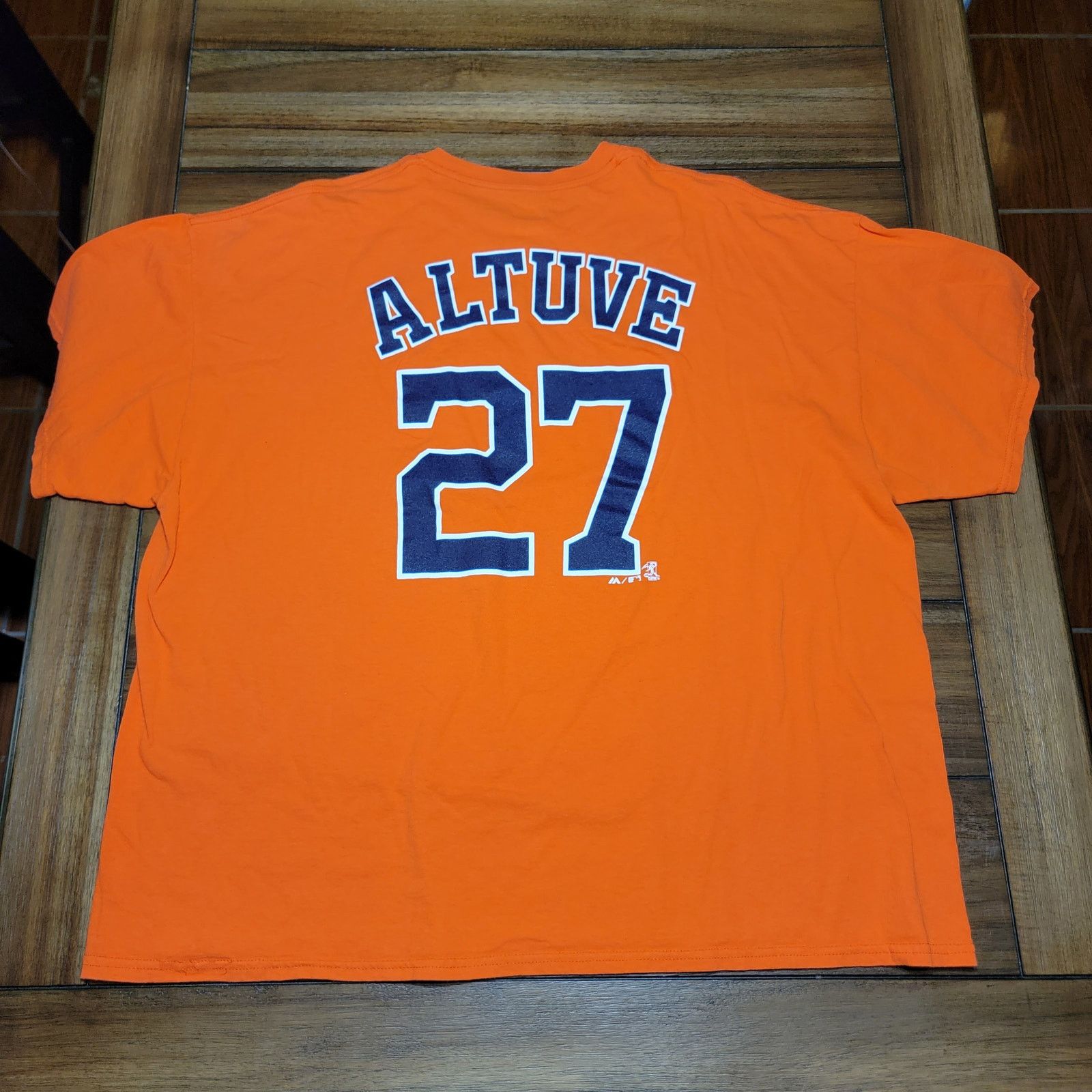 Majestic Majestic Unisex Tee Houston Astros "27 Altuve" - Size 2XL Size US XXL / EU 58 / 5 - 1 Thumbnail