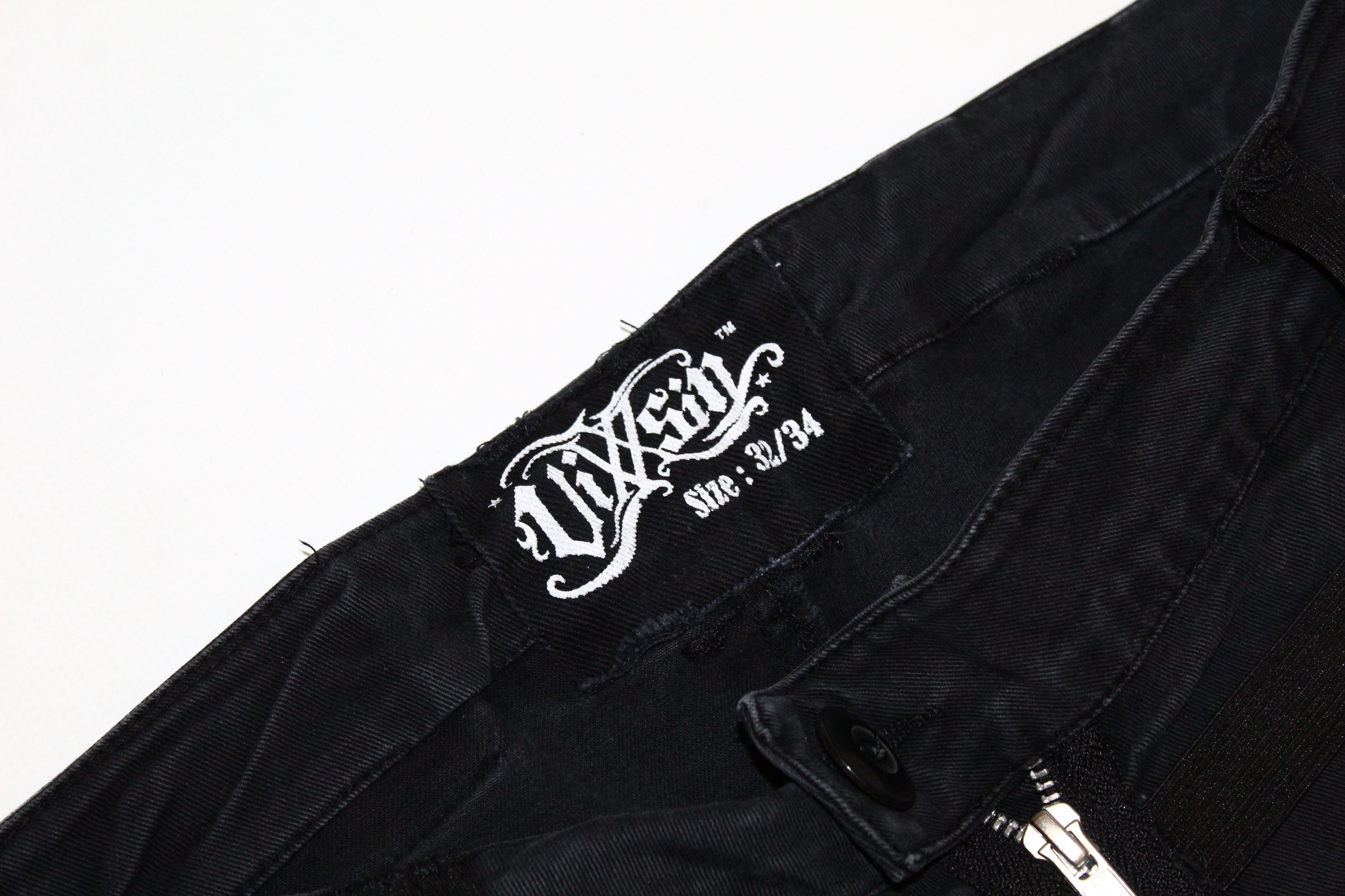 Beauty Beast Vixxsin Slim Fit Bondage Zippers Faded Black Stretch Pants Size US 32 / EU 48 - 6 Thumbnail