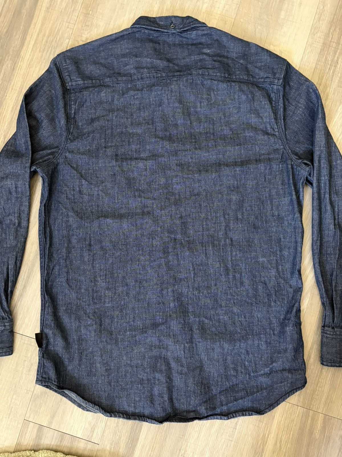Kenneth Cole Kenneth Cole Slim Fit Denim Long Sleeve Button Up Size US M / EU 48-50 / 2 - 3 Thumbnail
