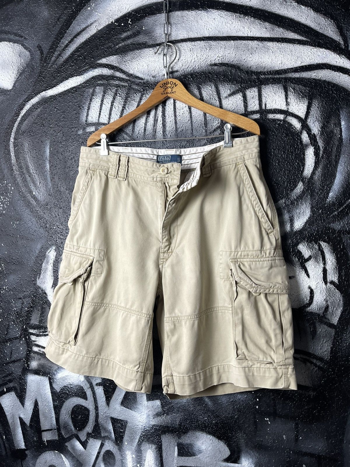 Polo Ralph Lauren × Vintage Polo Ralph Lauren Vintage Cargo Shorts Men’s Size 34 Size US 35 - 1 Thumbnail