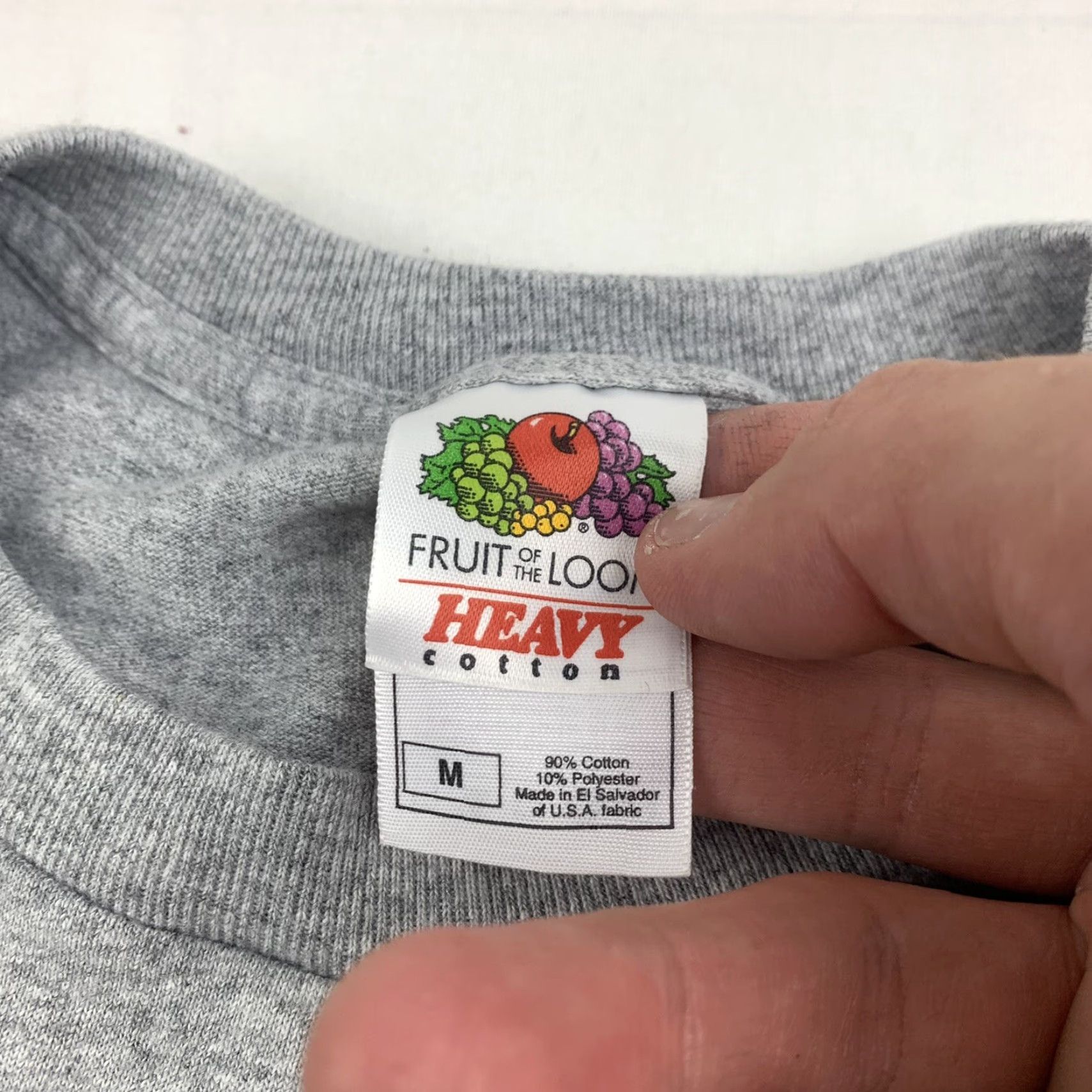 Fruit Of The Loom VINTAGE Las Vegas T Shirt Mens Adult M Gray What Happens In Vegas Stays In Vegas 90s Y2K Size US M / EU 48-50 / 2 - 3 Thumbnail
