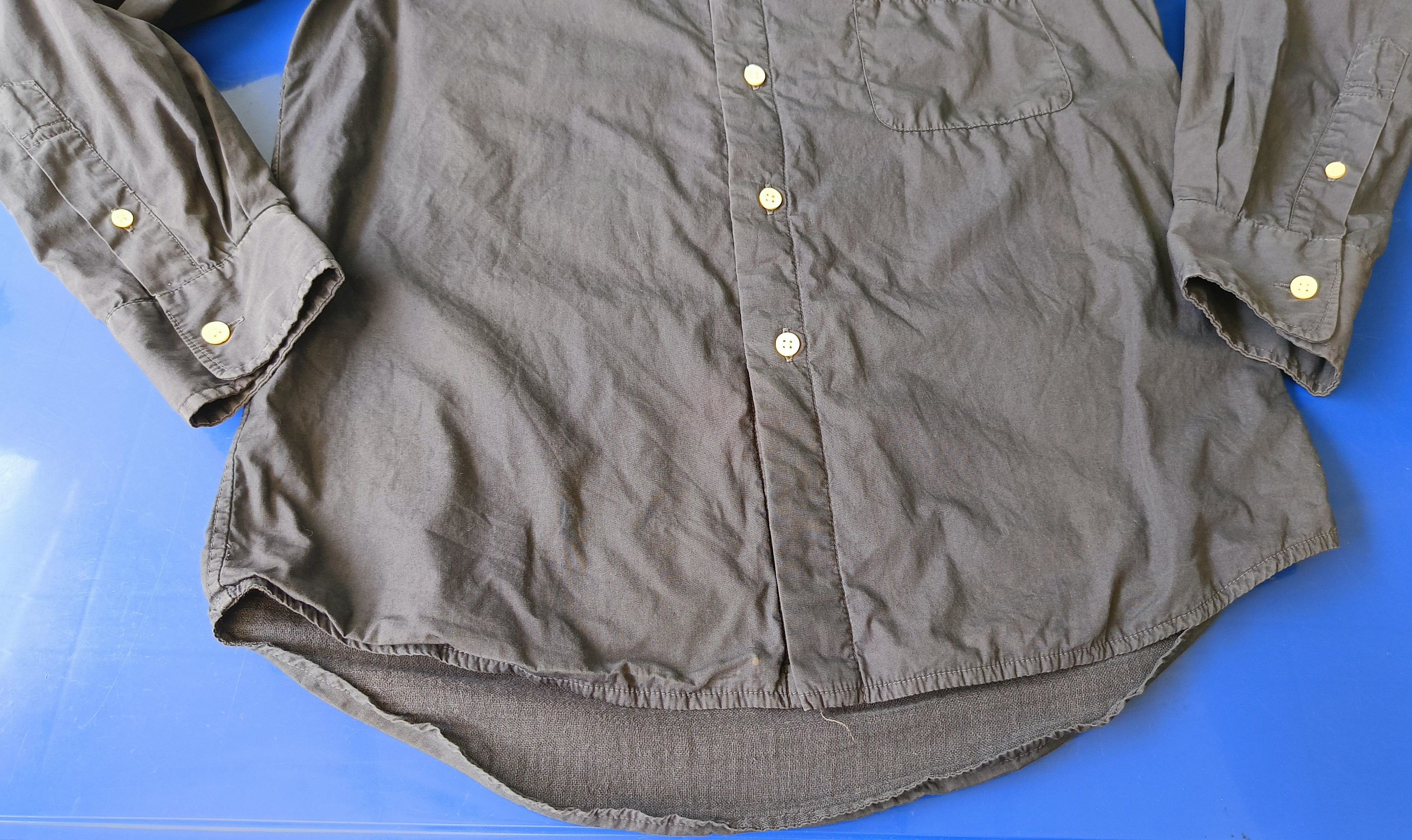 45rpm 45RPM NMD studio by R 1 solid dark gray small lined shirt Size US S / EU 44-46 / 1 - 13 Thumbnail