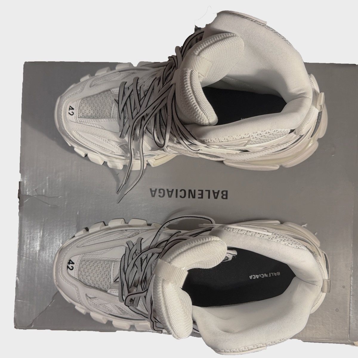 Balenciaga Balenciaga Track Hike Full White Size US 9 / EU 42 - 6 Thumbnail